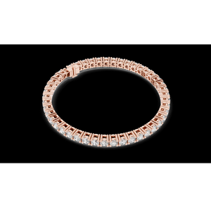 Brazalete de Tenis Clásico con Diamantes Cultivados en Laboratorio, en Oro de 14K o 18K, Joyería Fina Elegante y de Lujo para Mujer, Estilo Diario - Product Image 6