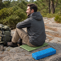 Coussin de siège de camping en mousse IXPE ultraléger et imperméable, tapis de randonnée pliable, isolation thermique réfléchissante en aluminium, résistant aux déchirures