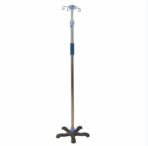 Hot sale Medical IV pole stand adjustable Infusion stand convenient and durable drip stand for hospital furniture