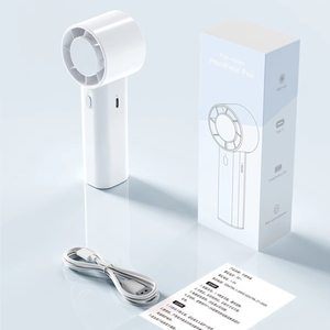 พัดลมมือถือขนาดเล็กแบบพกพา ชาร์จไฟผ่าน USB ใช้แบตเตอรี่  พับได้ ใช้สำหรับเดินทาง สำนักงาน ห้องพัก - Product Image 1