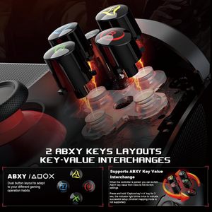Yo AB02 Stretch Wireless <b>Phone</b> Gamepad <b>Controller</b> Telescopic Type-C BT Gaming <b>Controller</b> <b>for</b> Android IOS Mobile Switch - Product Image 5
