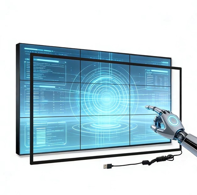15 Inch Infrared USB Touch Screen Frame with Ultra-thin Narrow Border Design for Household Projection and Business Use