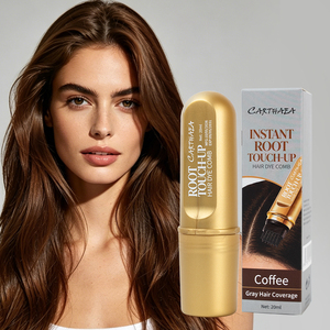 Muestra Gratis, Tinte Instantáneo para Cabello Gris, Resistente al Agua y al Sudor, 20 ml, Peine para Retocar Raíces Negras - Product Image 5