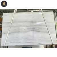 Modèle de carreaux de sol en marbre blanc Colombie de grande taille