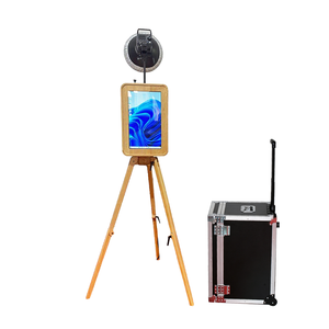 Photomaton à écran tactile <span class=keywords><strong>de</strong></span> 18,5 pouces en bois, double face, avec iPad et appareil photo reflex numérique, impression instantanée, <span class=keywords><strong>pour</strong></span> <span class=keywords><strong>location</strong></span> d'événements <span class=keywords><strong>de</strong></span> <span class=keywords><strong>mariage</strong></span> - Product Image 6