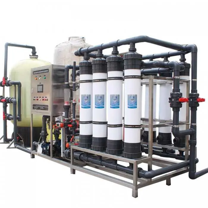 Preço De Fábrica 6 Toneladas Tratamento De Águas Residuais/Sistema De Membrana UF/Ultrafiltração Máquina De Filtro De água Sistema De Filtragem UF