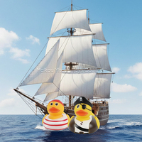 Canard en caoutchouc PVC personnalisé jouets de jeu d'eau pour enfants adaptés aux tout-petits en vrac imprimé baignoire jouets de bain