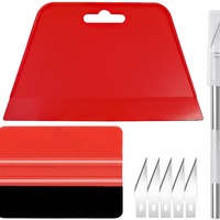 Kit de 8 outils de lissage de papier peint en plastique, durable et pratique, avec grattoir pour film automobile – Meilleures ventes