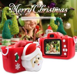 Mini caméra numérique HD 1080P pour enfants, cadeau de Noël, extérieur, dessin animé chat, grand angle 120°, mémoire intégrée 32 Go, écran 2,0 pouces, reconnaissance faciale - Product Image 2