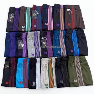 <span class=keywords><strong>Pantaloni</strong></span> Casual <span class=keywords><strong>da</strong></span> <span class=keywords><strong>uomo</strong></span> di alta qualità stile Streetwear con tasche a farfalla ricamate e <span class=keywords><strong>pantaloni</strong></span> sportivi stile Hip Hop a righe - Product Image 6