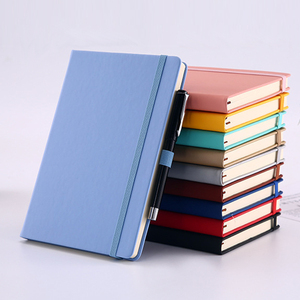 In logo A5 bìa cứng Pu kế hoạch Dây đeo máy tính xách tay với bút - Product Image 4