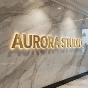Vente en gros d'usine, logo d'entreprise personnalisé, lettres en métal 3D, enseigne en métal LED, enseigne lumineuse LED, panneau publicitaire LED - Product Image 3