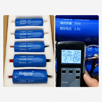 Sel Lithium Titanate Yinlong LTO 2.3V 30Ah 35Ah 40Ah 45Ah dari Gudang AS -40C Suhu Rendah untuk Cadangan Daya ESS Tenaga Surya