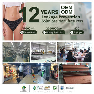 Encaje sin costuras Cheeky Breve Transpirable Patente A prueba de fugas 4 capas Absorbentes Menstrual Ropa interior Culotte Menstruelle - Product Image 5