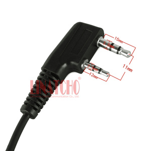 マイク<span class=keywords><strong>PTT</strong></span>付き2ピントランシーバーイヤホンソフトイエローイヤープラグ - Product Image 6