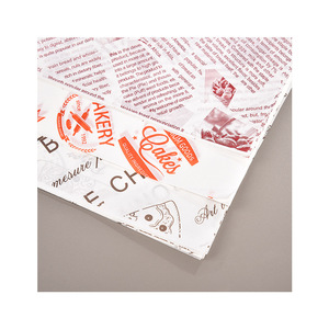 Sandwich <b>Wrapping</b> <b>Paper</b> Cut To Size Oil Proof Packaging For Sandwich Hamburger Rice Ball Disposable Household Use - Product Image 5