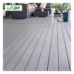 Protezione contro gli agenti atmosferici altamente sbiadita OEM ODM Custom composizione Wpc Decking pavimenti esterni 140*23mm 148*23mm pavimenti in legno - Product Image 2