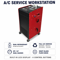 Machine de récupération de réfrigérant R134A R1234YF, machine de recyclage et de recharge de climatisation avec détecteur de taches pour service de climatisation automobile