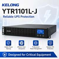KELONG Onduleur monophasé en ligne pour salle informatique, alimentation de secours, régulation de tension, sortie 1000VA/900W YTR1101L-J