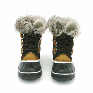 Bottes d'hiver pour enfants YL-2005, fourrure synthétique tendance, chaudes, mi-mollet, imperméables, pour l'extérieur - Product Image 3