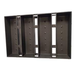 Ventes directes d'usine 4-sangle sans couvercle ensemble de moules à pain ondulés casseroles de qualité supérieure <span class=keywords><strong>Bo4</strong></span> moules à pain en forme personnalisable - Product Image 1