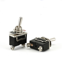 Interrupteur à bascule mini classique noir à 2 broches KN3C-101, bouton 2 positions ON-OFF 15A 250V