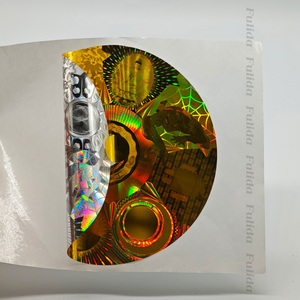 Custom 3D Gold <strong>Foil</strong> Hologram Sticker Water-Proof <strong>Holographic</strong> Personalized <strong>Printing</strong> Logo Big Size Vinted Sheet Glitter Metal - Product Image 3