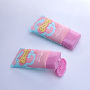 Tube ovale de 50 ml de crème BB de luxe de haute qualité avec écran solaire, emballage cosmétique, tubes compressibles pour crème CC avec bouchon à clapet - Product Image 2