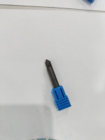 Fraise en carbure monobloc revêtue de diamant, couteau en V à 45, 60, 90 degrés pour pierre, granit, céramique, support ODM OEM personnalisé