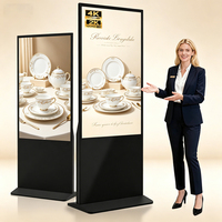Afficheur numérique sur pied pour affichage dynamique des prix, affichage des informations sur les réductions pour les supermarchés, la vente au détail, la promotion publicitaire, le kiosque