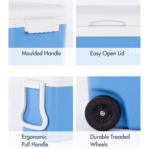 Glacière Mobile de Haute Qualité 2 7 14 26 45L, Boîte de Rangement Rigide en Plastique pour Camping et Aliments, Idéale pour les Boissons - Product Image 5