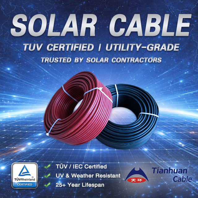 TUV Certificated 2.5mm 4mm 6mm 10mm 16mm Dc Ac 1.5kv 1kv Solar Cable PV1-F H1Z2Z2-K PV Solar Cable for Cable Fotovoltaicos