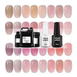 OEM Nude Soak Off UV/LED Color Lovely Nude Gel Polish unghie Nude e neutre