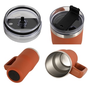 Coloré Design Original En Acier Inoxydable Double Paroi Thermique Enfants Thermos 20oz Gobelet De Voyage Avec Poignée Garder Au Froid Ou Au Chaud - Product Image 5