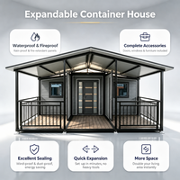 Villa de villégiature modulaire extensible en acier de 40 pieds avec 3 chambres et salle de bain pour île tropicale – Maison conteneur préfabriquée modulaire