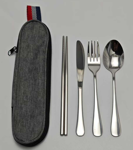 Couteau de table, couteau à steak, fourchettes de table, fourchettes à dessert DF 430 personnalisés en acier inoxydable avec manche martelé de luxe - Product Image 3