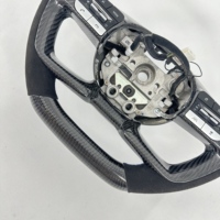 Volant en fibre de carbone personnalisé CCExcellent pour Hyundai Elantra SEL 2019+ avec revêtement en daim