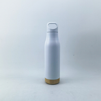 Botol Air Stainless Steel 500ml dengan Flask Vakum & Termos Bambu Produk untuk Hidrasi Saat Bepergian