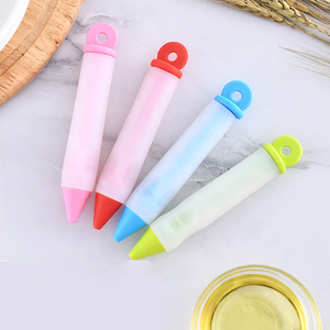 Offre Spéciale <span class=keywords><strong>Silicone</strong></span> glaçage chocolat <span class=keywords><strong>plaque</strong></span> peinture stylos bricolage décoration outils crème seringue stylo pour gâteau pâtisserie - Product Image 6
