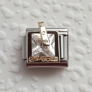 Pulsera de Acero Inoxidable Chapado en Oro con Dijes de Estilo Barroco Italiano, Elástica, con Pedrería, Unisex, Joyería de Moda - Product Image 2