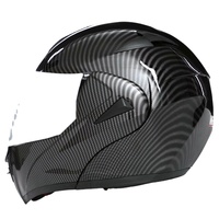 Casque de moto électrique VIRTUE pour le commerce extérieur, certifié DOT/ECE, double visière relevable, personnalisable