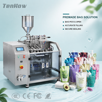 Machine de remplissage et de scellage automatique de sachets préformés, durable, directement de l'usine, pour sachets de recharge de shampoing et de lotion