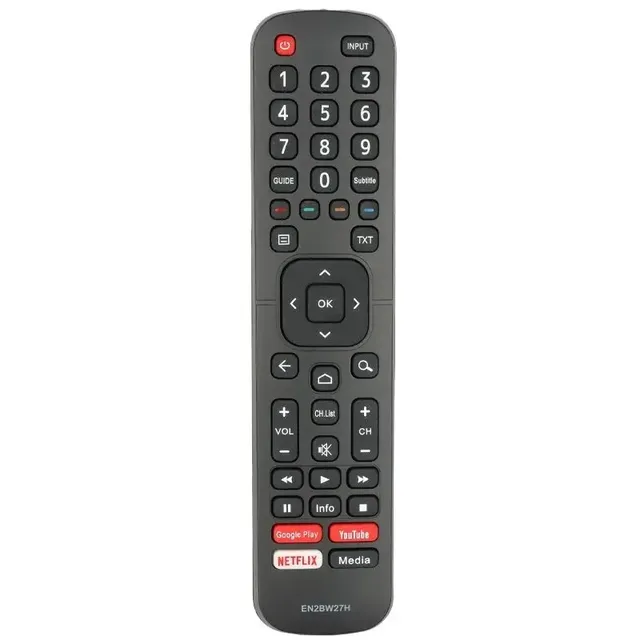 EN2BW27H For Hisense Smart TV Remote Control Replacement With Google Play YouTube NETFLIX Buttons, For Hisense Smart TV 40A5700F