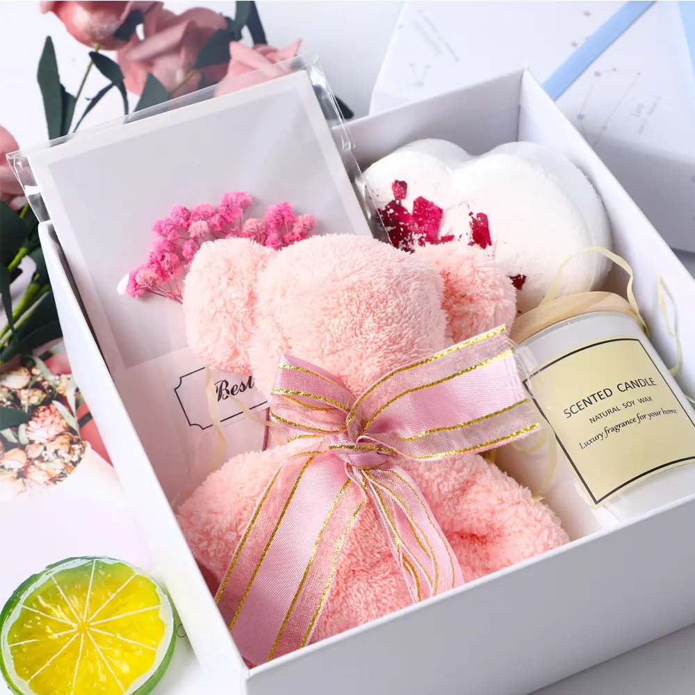 New arrivals custom personalized wedding luxury christmas valentines day get well soon bath gift sets for women