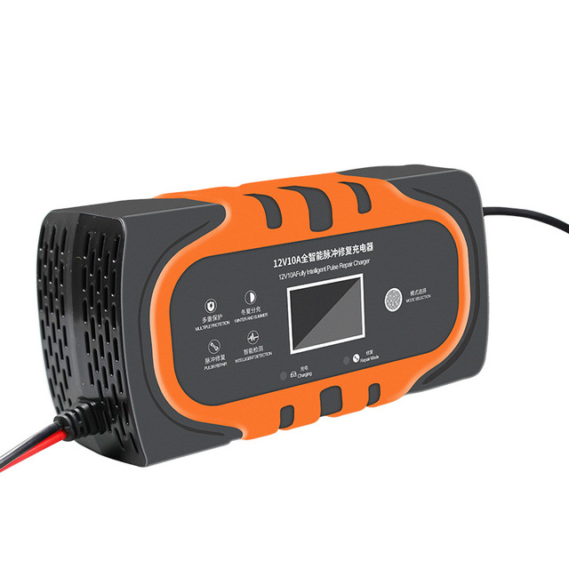 12V10A Car Battery Charger Original Brand Multifunctional Intelligent Pulse Repair Storage Battery