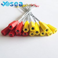 Scellés de sécurité hexagonaux pour câbles de transport, anti-effraction, à longueur fixe, avec connecteur