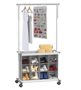 Organizador de Joyas Colgante para Viaje, Bolsillos Enrollables Antienredos para Collares, Pendientes y Anillos, Bolsas de Almacenamiento para Colgar en el Armario - Product Image 5