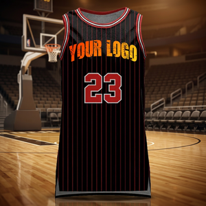 Maillot de basketball personnalisé : Créez vos propres maillots de basketball par sublimation, unisexe, à séchage rapide, respirant, 100 % polyester - Product Image 1
