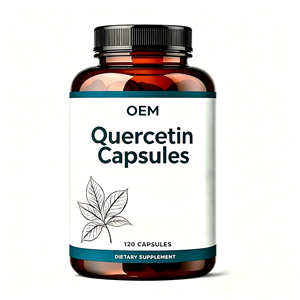 Cápsulas de Quercetina al por Mayor de Fábrica Estadounidense ODM/OEM, Suplemento Antioxidante para el Apoyo Inmunológico, la Salud Celular y la Salud del Corazón - Product Image 1