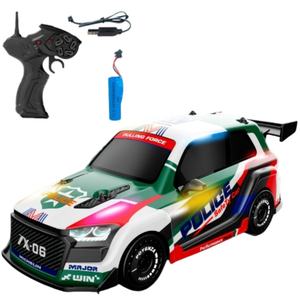 Coche RC 1:16 de 4 Canales con Control Remoto, Luces LED, Dirección Flexible y Batería de Larga Duración - Product Image 1